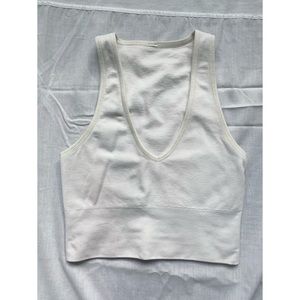 Athleta, size XS, white crop top